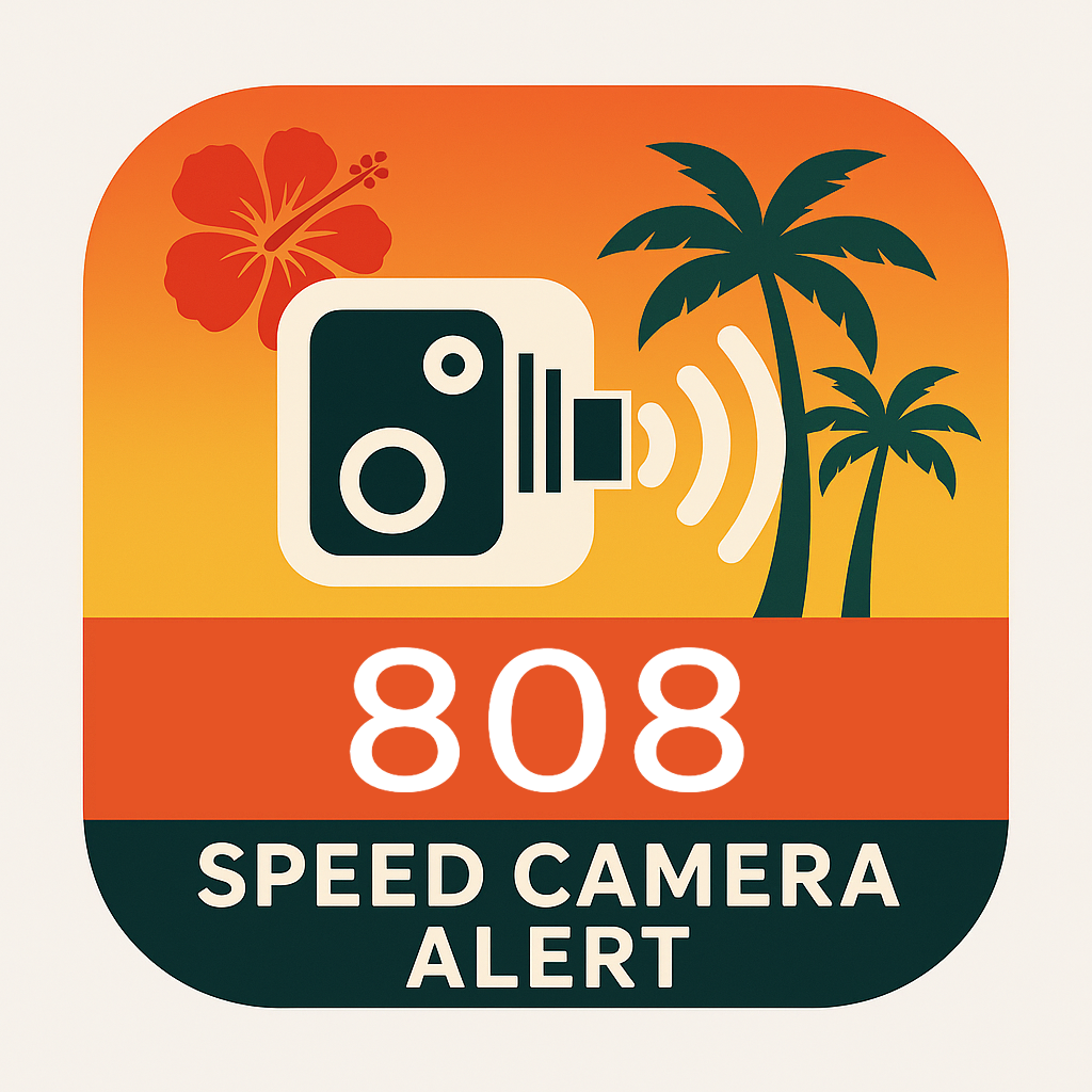 808 Speed Camera Alert Logo